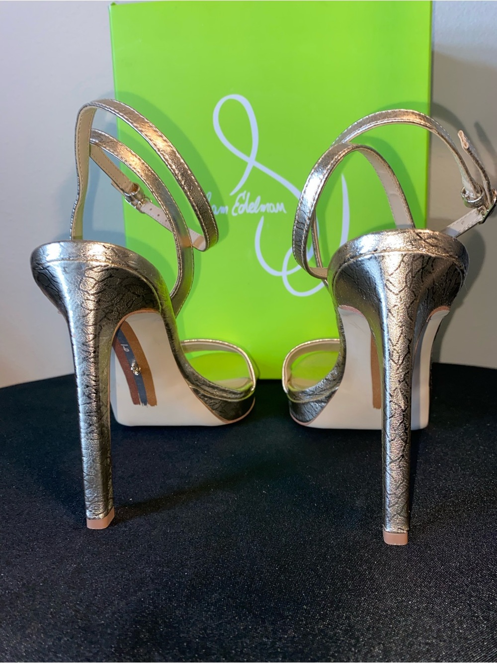 CLEARANCE 🌟 Sam Edelman Metallic Gold Strappy Slingback Heels